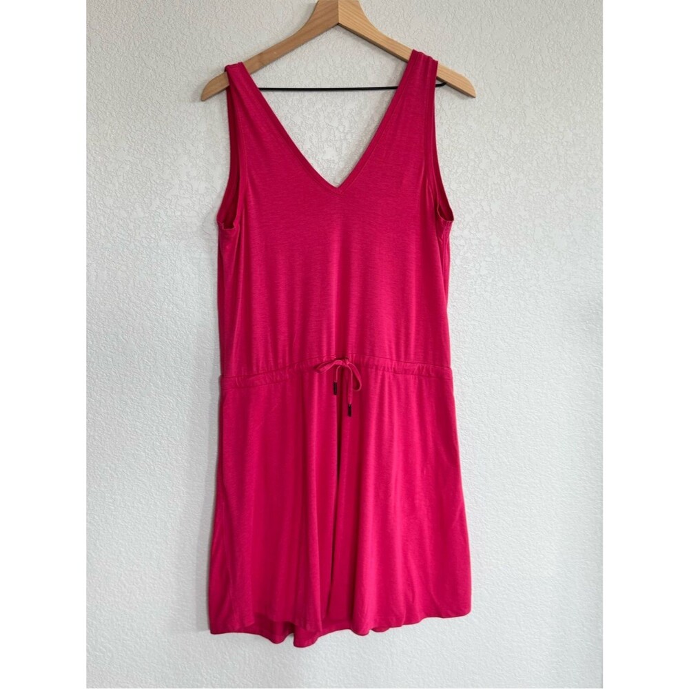 Sweaty Betty Hot Pink Midi Dress - Size Small but fits like M or L